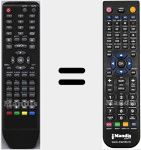Replacement remote control for LEDTV832FHD
