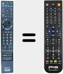 Replacement remote control for REMCON673