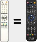 Replacement remote control for LCD42HDTK