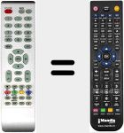 Replacement remote control for LD32CHS2000ES