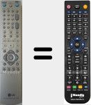 Replacement remote control for 6711R1P085D