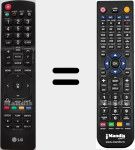 Replacement remote control for AKB72915207
