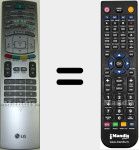 Replacement remote control for AKB30588002