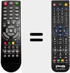 Replacement remote control for Mob001