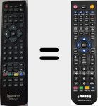 Replacement remote control for SLIM22DVD