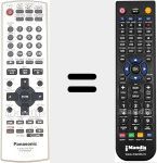 Replacement remote control for N2QAJB000099