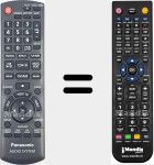 Replacement remote control for N2QAYB000555