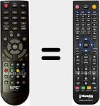 Ersatzfernbedienung f&uuml;r NPG (RC-02A)