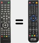 Ersatzfernbedienung für NU4318S
