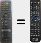 Replacement remote control for ND24N2400J