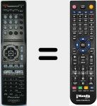 Replacement remote control for AXD7732 (8300773200010S)