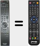 Replacement remote control for VXX3351