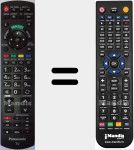 Replacement remote control for N2QAYB000753-1