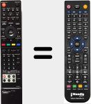 Replacement remote control for VXX3221
