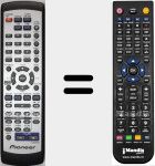 Replacement remote control for AXD7440