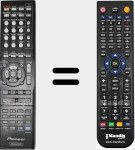 Replacement remote control for AXD7692 (8300769200010-IL)