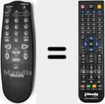 Replacement remote control for RC07110/01 (482221910559)