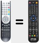 Replacement remote control for RC1900