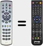 Replacement remote control for RC 2208