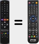 Ersatzfernbedienung für 04TCLTEL0225 (RC310)