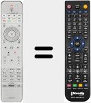 Ersatzfernbedienung f&uuml;r RC4491/01B (3128 147 20171)