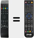 Replacement remote control for RC4800 (23167218)