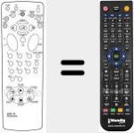 Ersatzfernbedienung f&uuml;r RC8X03NX