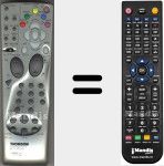 Replacement remote control for RCT120AAM1 (21212670)