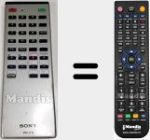 Replacement remote control for RM-615 (A1009094A)