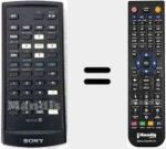 Ersatzfernbedienung f&uuml;r RM-X703 (147907821)