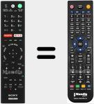 Replacement remote control for RMF-TX220E (149346621)