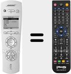 Replacement remote control for ROOMMATE