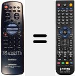 Ersatzfernbedienung für RRMCG0138AJSA