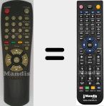 Ersatzfernbedienung f&uuml;r TM59SSSZM503AT29 (AA5910116A)