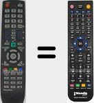 Replacement remote control for MI-BN5900863A