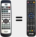 Replacement remote control for SE-R0036 (79078047)