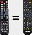 Replacement remote control for TM1050 (AA59-00507A)