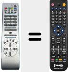 Ersatzfernbedienung f&uuml;r RC 1072 (08004716)