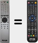 Replacement remote control for RMT-D 217 P (147928911)