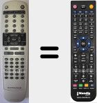 Replacement remote control for Thalia (SuprasoundThalia)
