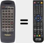 Replacement remote control for RAKCH144WH