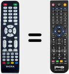 Replacement remote control for REMCON1178