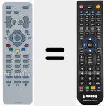 Ersatzfernbedienung f&uuml;r RC 311 TR 1 G (21645280)