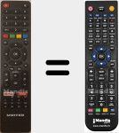 Replacement remote control for LED32HS71N1