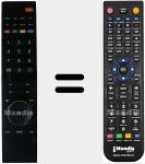 Replacement remote control for RC 3920 (20535136)