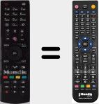 Replacement remote control for RC4870 (30085964)