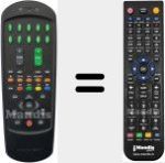 Replacement remote control for W1