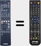 Replacement remote control for RAV521 (ZJ665000)