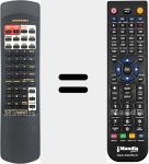 Ersatzfernbedienung für RC4200PM (ZK350W0010)