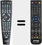 Ersatzfernbedienung f&uuml;r AVR 5000